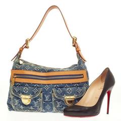Louis Vuitton Baggy Handbag Denim PM at 1stDibs