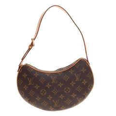 Louis Vuitton Pochette Croissant Monogram Canvas Shoulder Handbag at  1stDibs