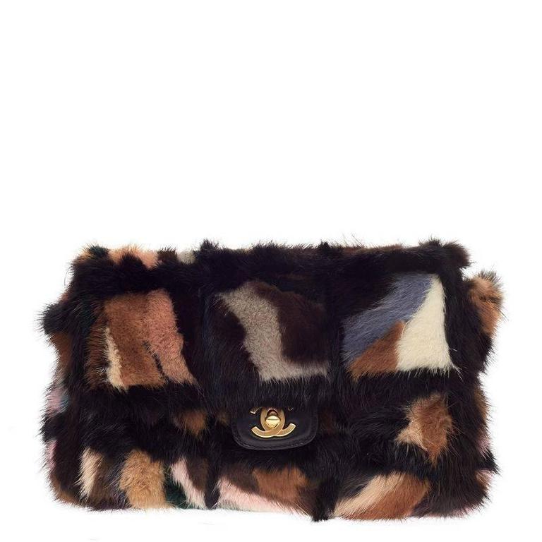 Chanel Arm Candy Multicolor Flap Mink Medium at 1stDibs
