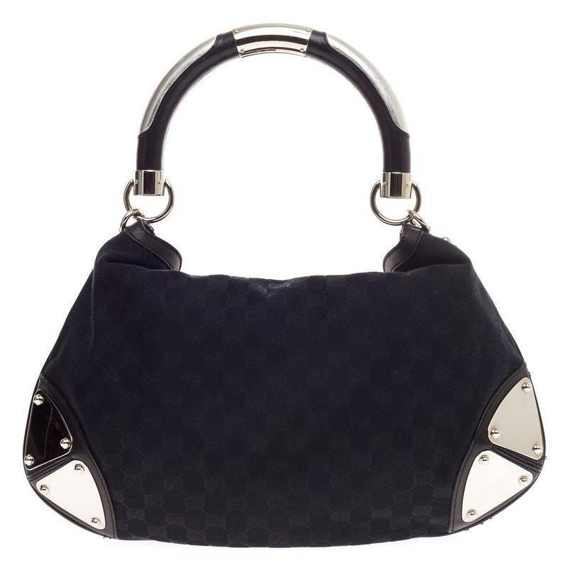 Women's Gucci Indy Hobo GG Canvas Medium
