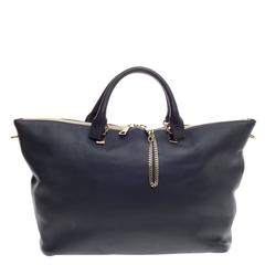 Chloe Bicolor Baylee Satchel Leather Large