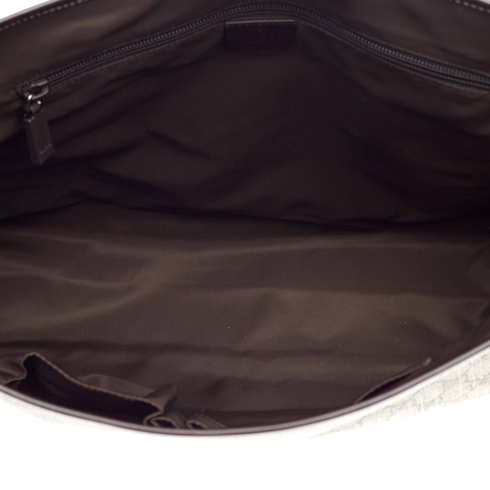Gucci Interlocking G Messenger GG beschichtetem Segeltuch groß 3