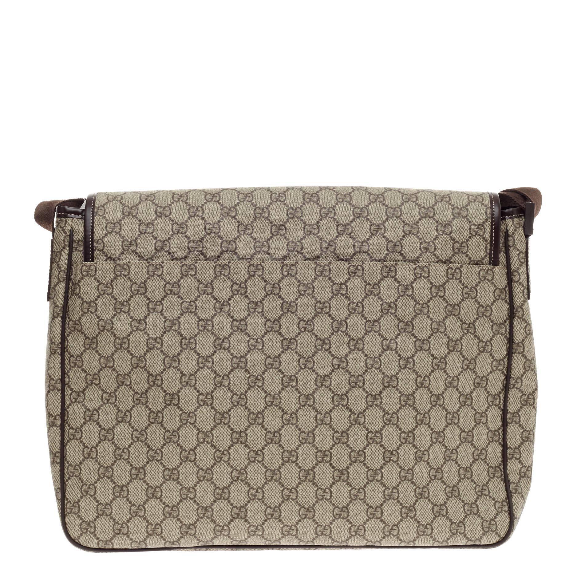 Gucci Interlocking G Messenger GG beschichtetem Segeltuch groß 1