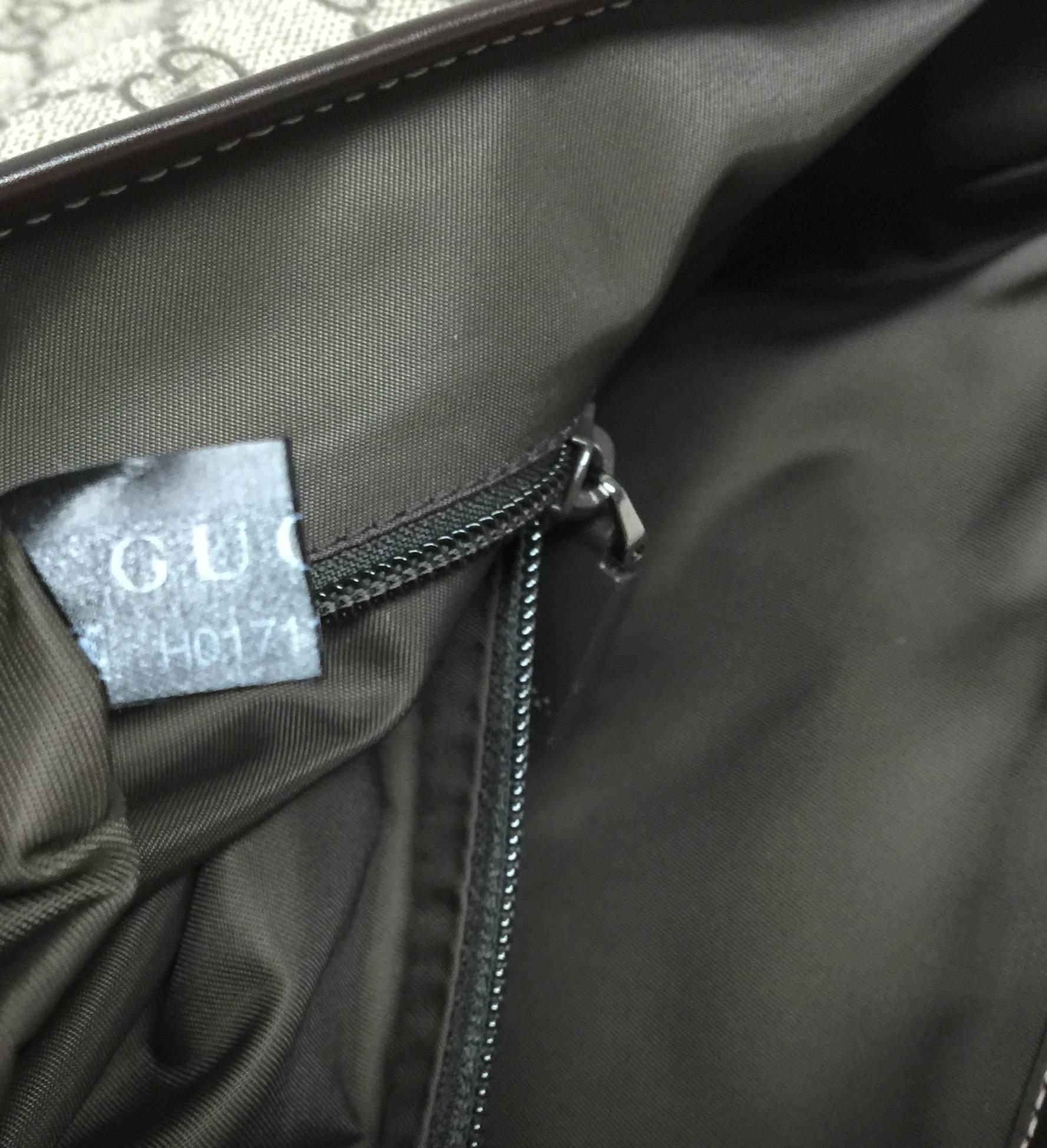 Gucci Interlocking G Messenger GG beschichtetem Segeltuch groß 6