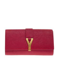 Saint Laurent Chyc Clutch Leather