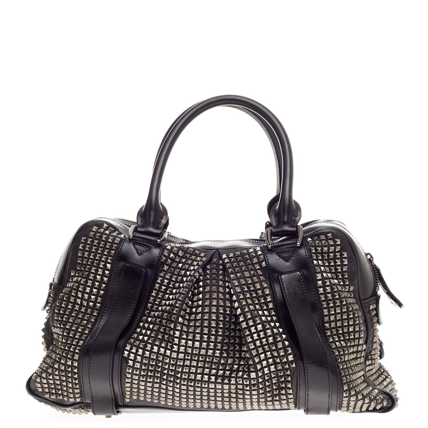 Burberry Knight Bag Studded Leather at 1stdibs