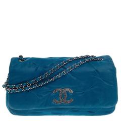 Chanel Glint Flap Bag Iridescent Calfskin East West