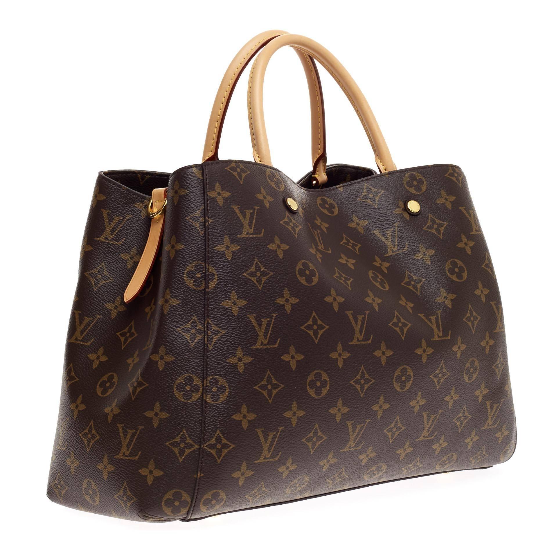 Louis Vuitton Montaigne Monogram Canvas GM In Good Condition In NY, NY