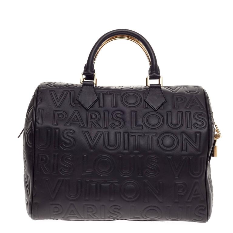 Louis Vuitton Paris Speedy Cube Embossed Leather 30 at 1stDibs  louis  vuitton speedy cube, lv speedy cube, automne-hiver 2008 louis vuitton