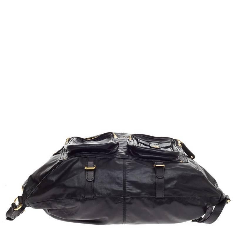 Gucci Darwin Cabrio-Rucksack Leder groß für Damen oder Herren