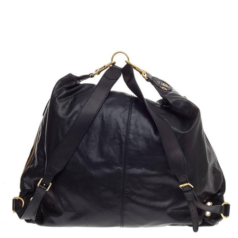 Gucci Darwin Cabrio-Rucksack Leder groß im Zustand „Gut“ in NY, NY