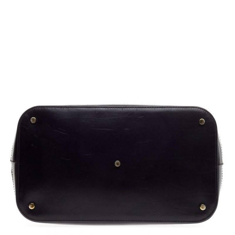Burberry St Ives Satchel Perforiertes City-Motiv Leder Groß für Damen oder Herren