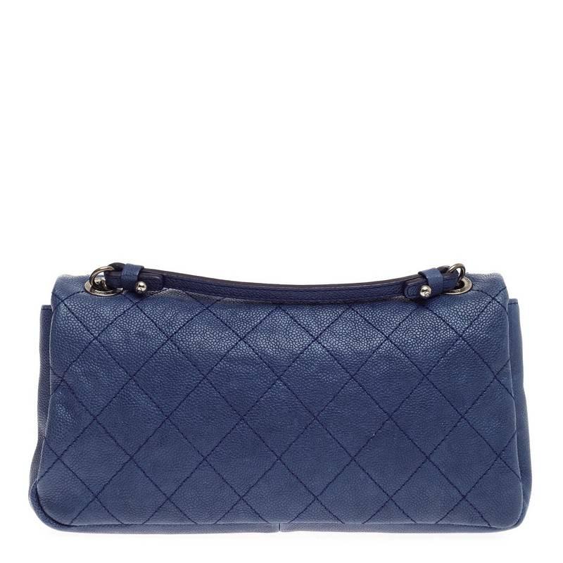 Women's or Men's Chanel Simply CC Flap Quilted Caviar Medium