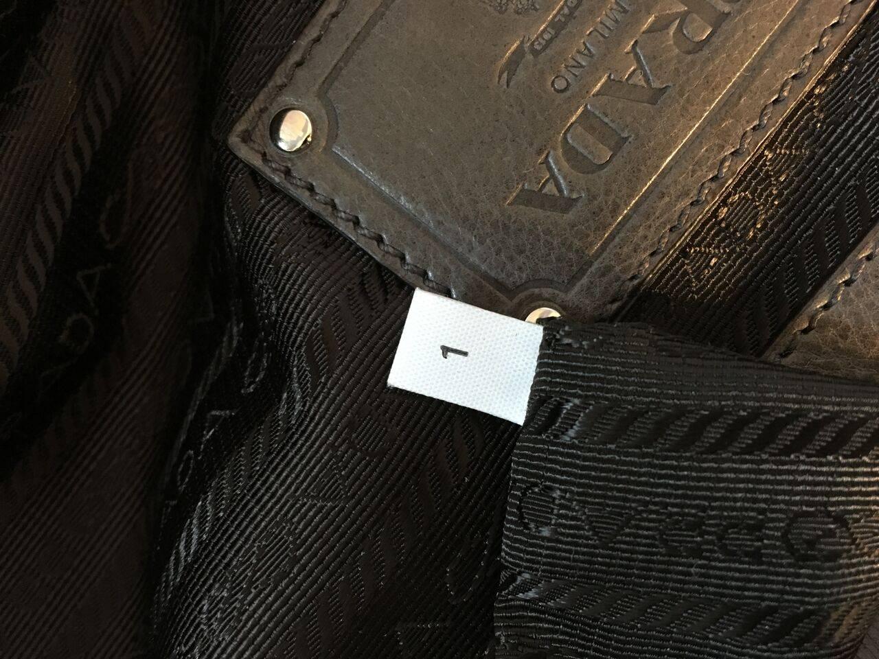 Prada Frame Doctor Bag Ombre Glace Calf Large In Good Condition In NY, NY
