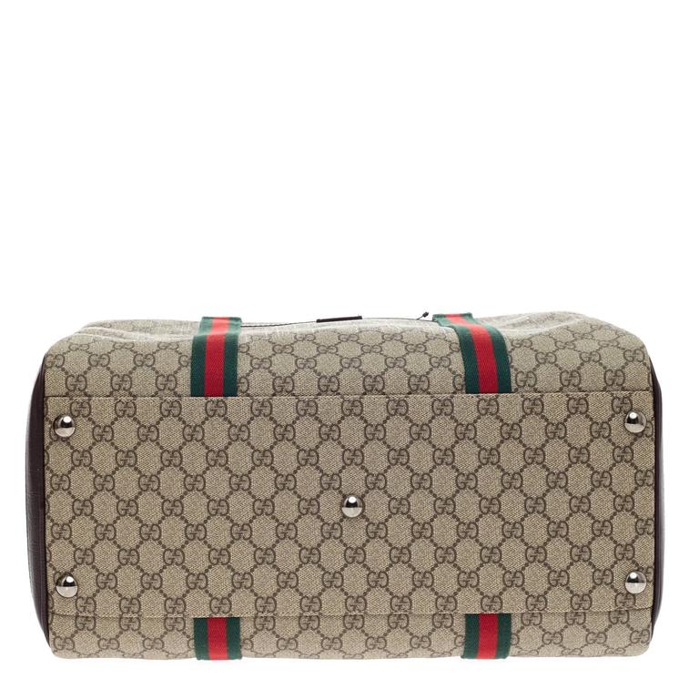 Gucci Pet Carrier GG Canvas Large at 1stDibs