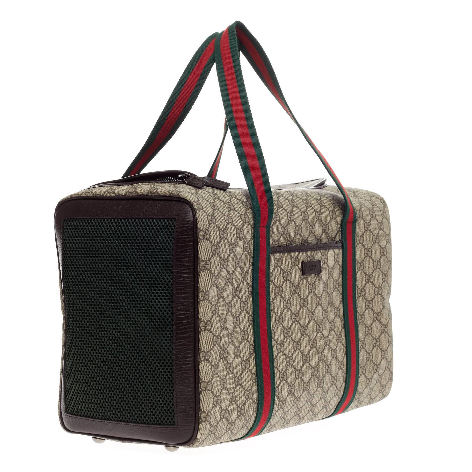 gucci dog carrier