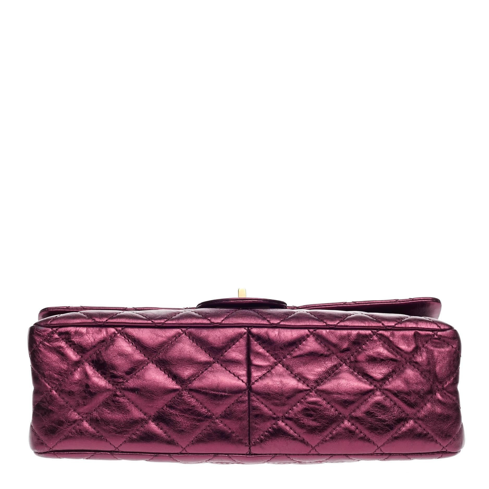 Women's or Men's Chanel Reissue 2.55 Quilted Aged Calfskin 227