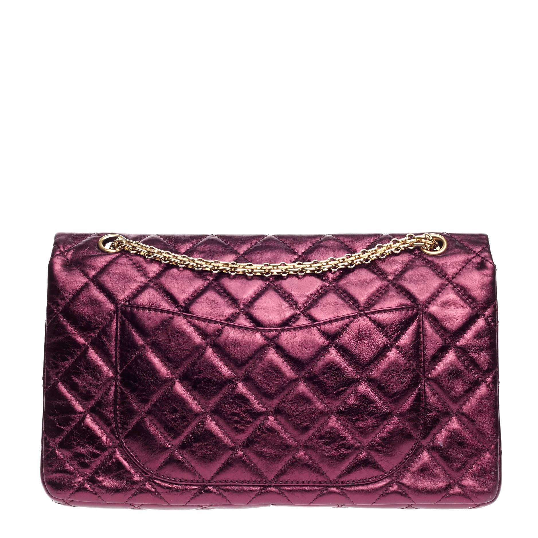 Chanel Reissue 2.55 Quilted Aged Calfskin 227 In Good Condition In NY, NY