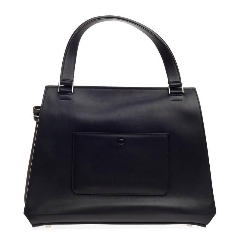 Celine Edge Bag Leather Medium In Good Condition In NY, NY