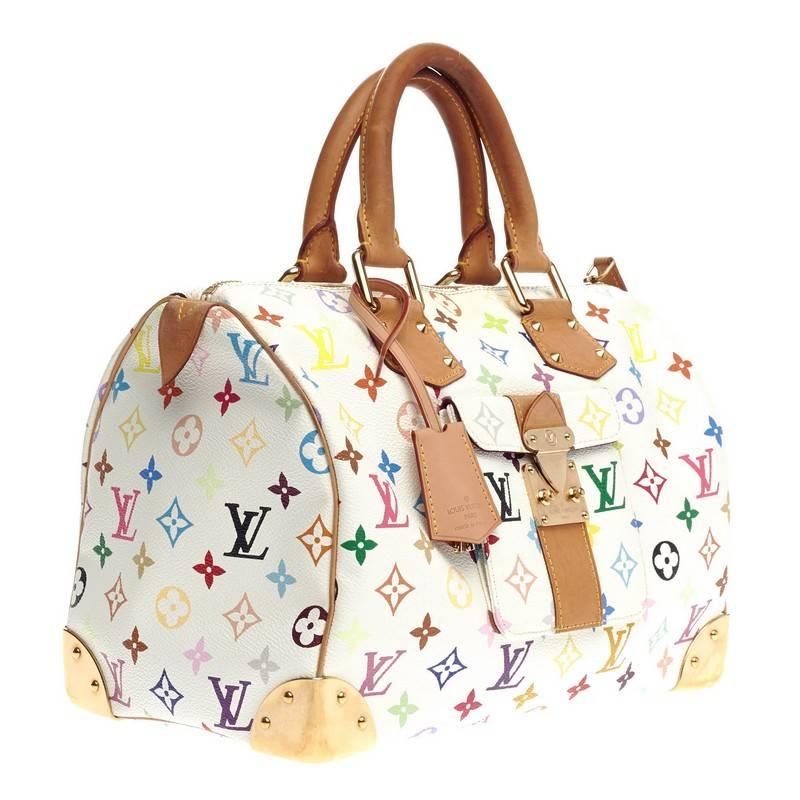 Louis Vuitton Speedy Monogram Multicolor 30 In Good Condition In NY, NY
