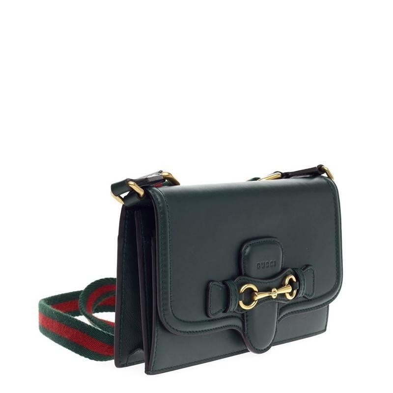 Women's Gucci Lady Web Convertible Wallet Leather