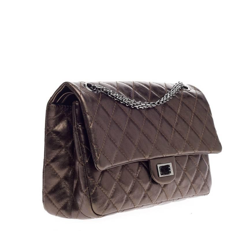 Women's Chanel Reissue 2.55 Quilted Aged Calfskin 226