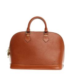 Louis-Vuitton-Epi-Alma-Hand-Bag-Kenya-Brown-M52143