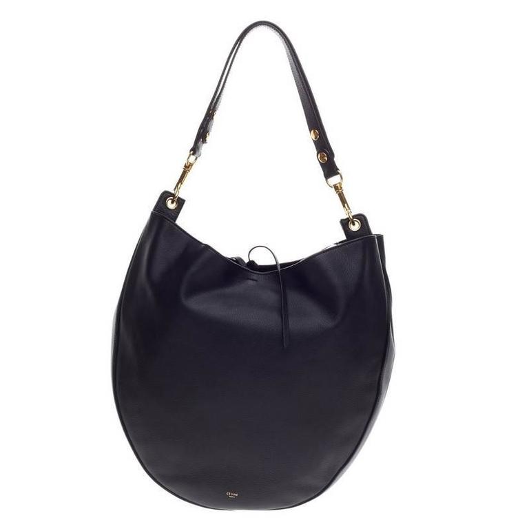 Celine Hobo Leather Large At 1stdibs Celine Hobo Leather Large For