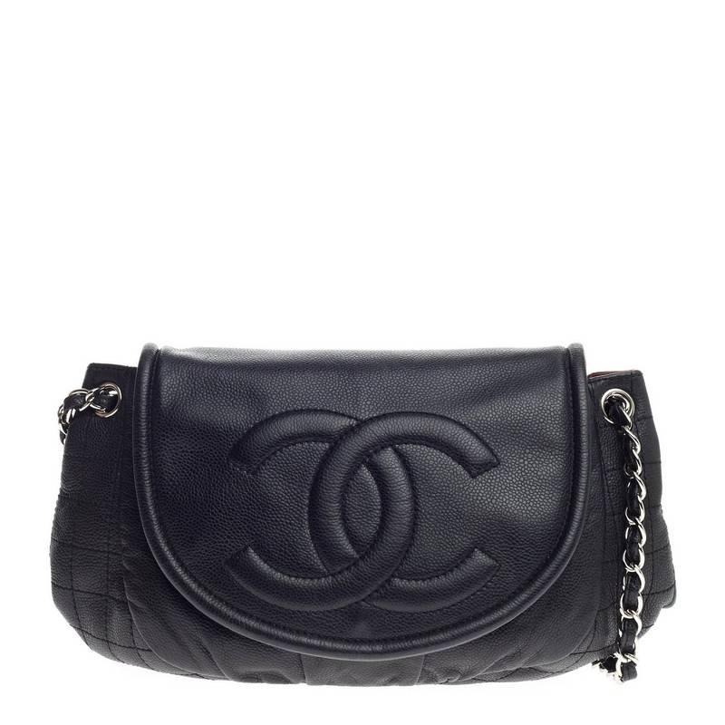 chanel half moon flap bag