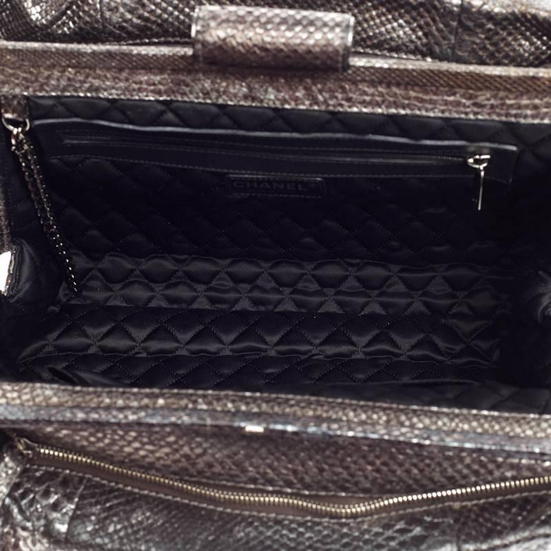 Chanel Perfect Day Tote Python Medium In Good Condition In NY, NY