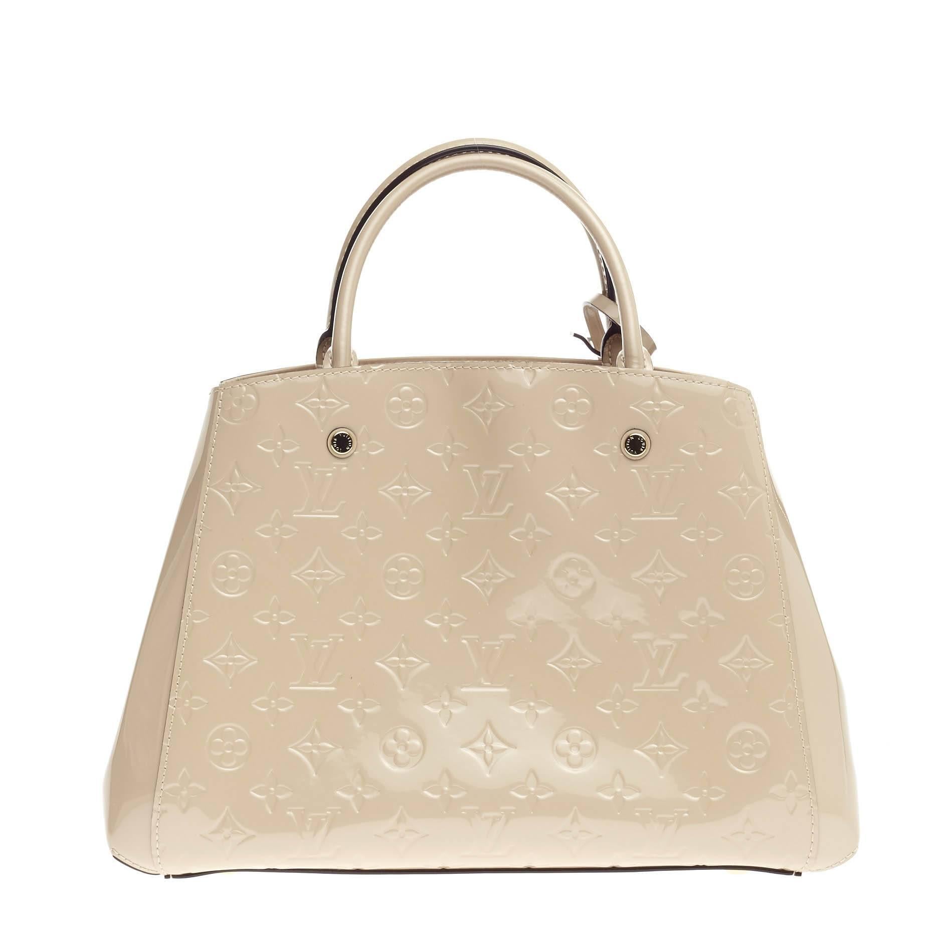 Women's or Men's Louis Vuitton Montaigne Monogram Vernis MM