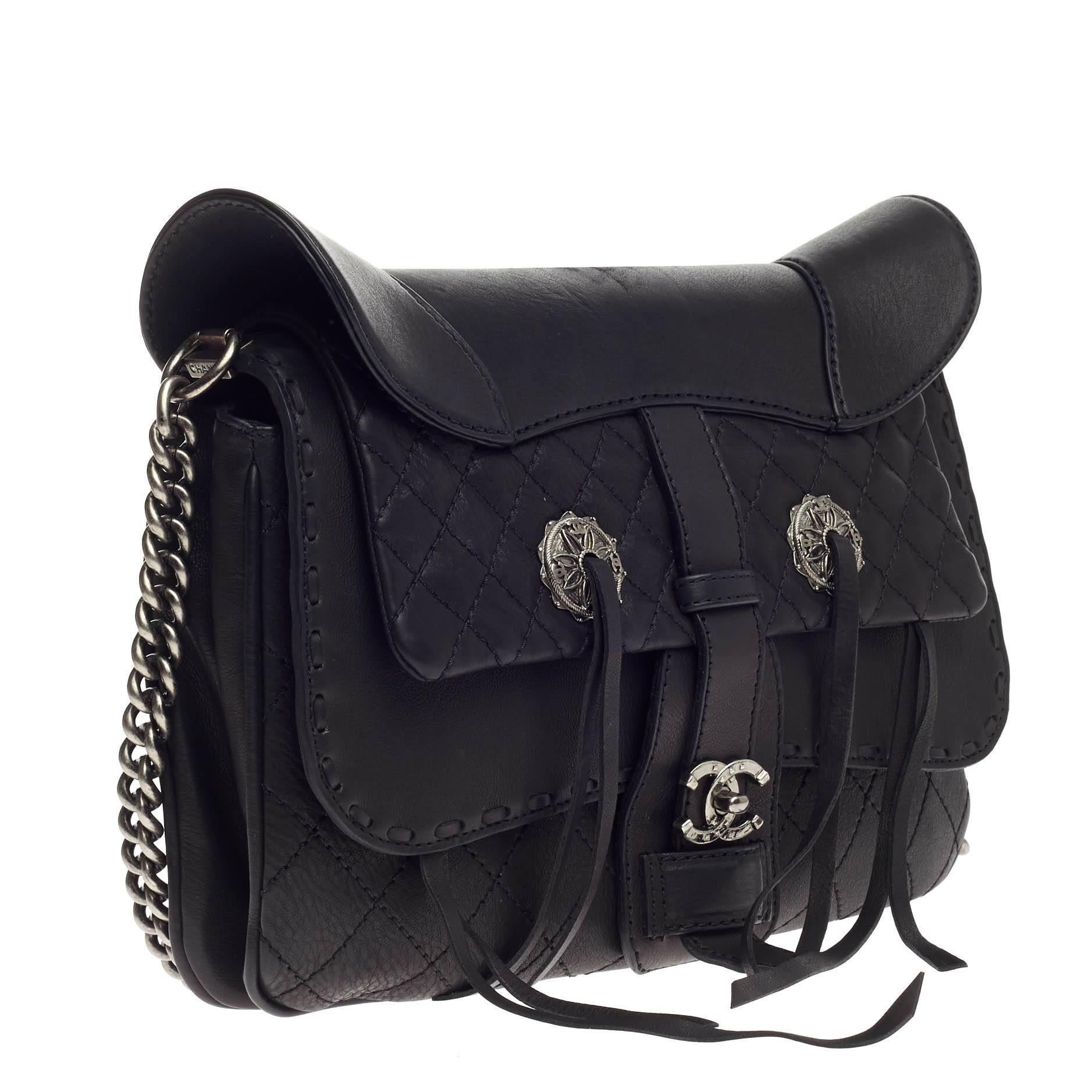chanel saddle bag