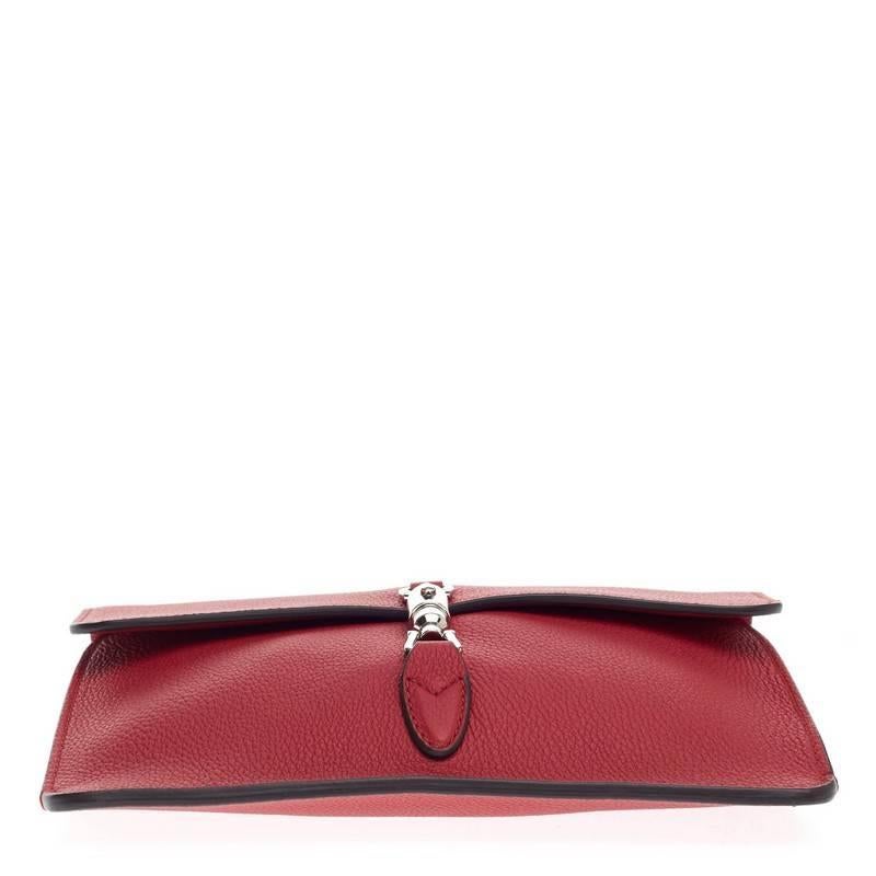 Women's Gucci Jackie Flap Shoulder Bag Soft Leather