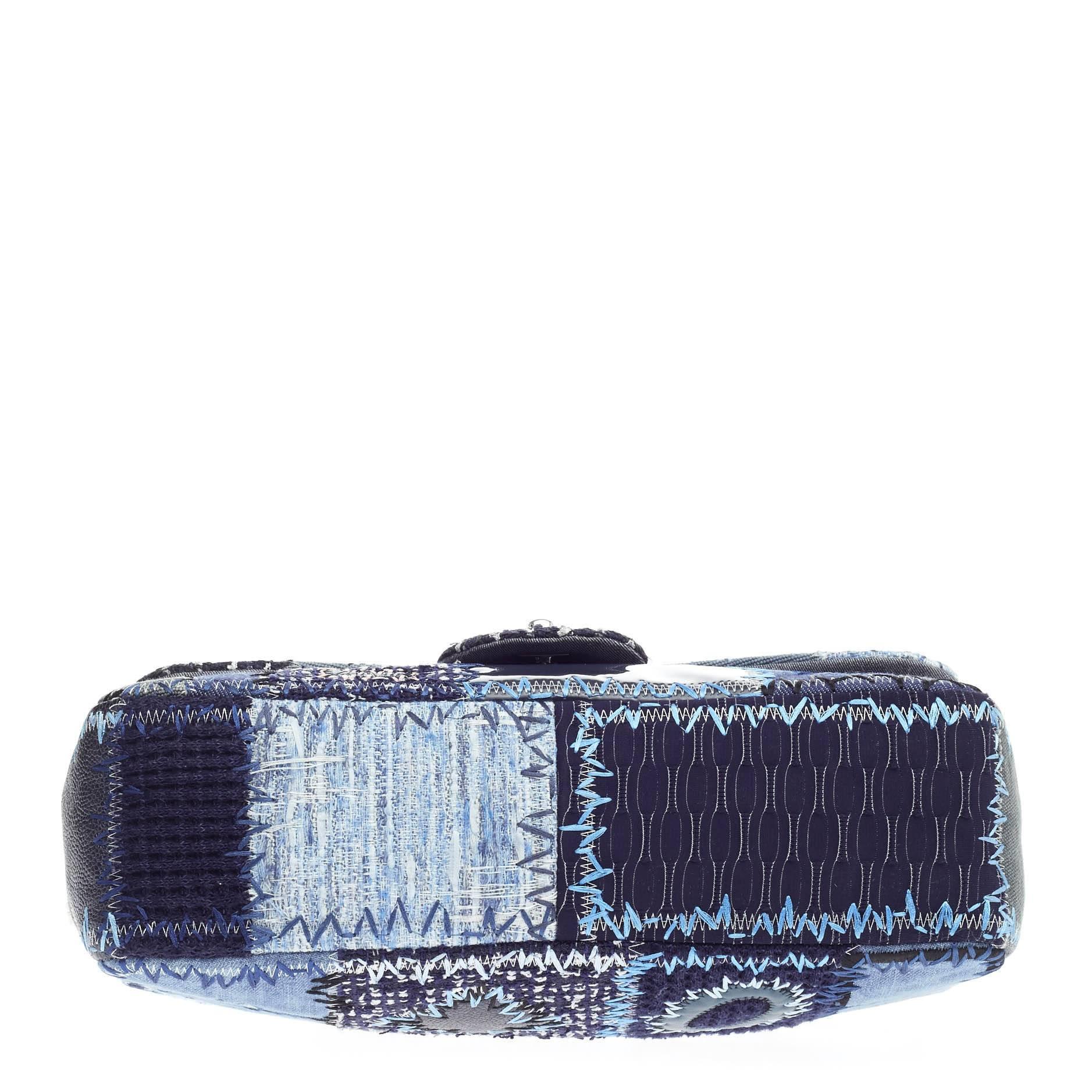 Chanel Classic Single Flap Multicolor Patchwork Jumbo 2