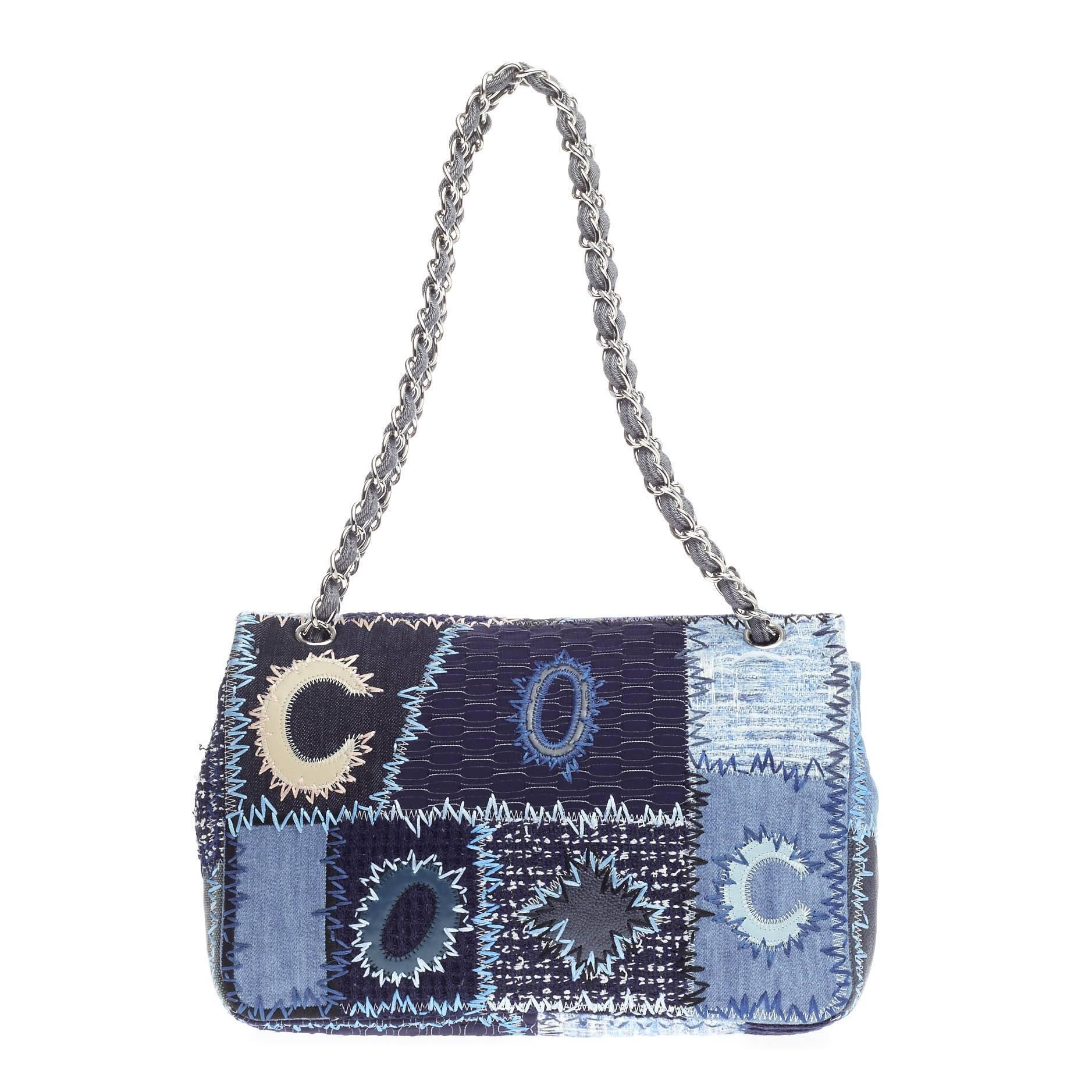 Chanel Classic Single Flap Multicolor Patchwork Jumbo 1