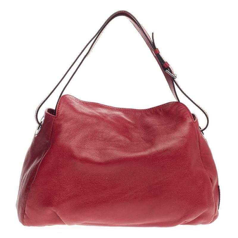 Women's Valentino Petale Flap Shoulder Bag Leather