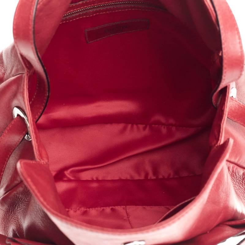 Valentino Petale Flap Shoulder Bag Leather 2
