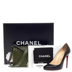 Chanel Boy Flap Quilted Lambskin Old Medium