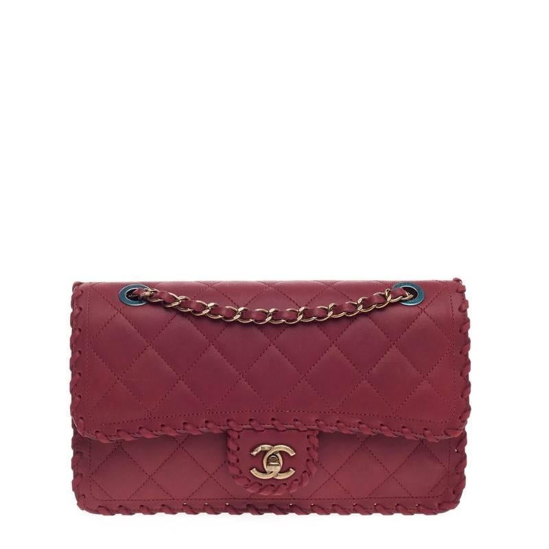 chanel whipstitch flap bag