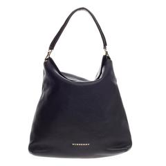 Burberry Cale Hobo Grainy Leather Medium