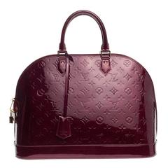 Louis Vuitton Alma Monogram Vernis MM Rose Florentin in Patent Leather with  Brass - US