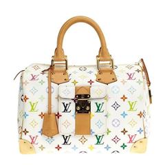 Louis Vuitton Speedy Handbag Monogram Multicolor 30 at 1stDibs