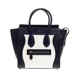 Celine Bicolor Luggage Leather Micro