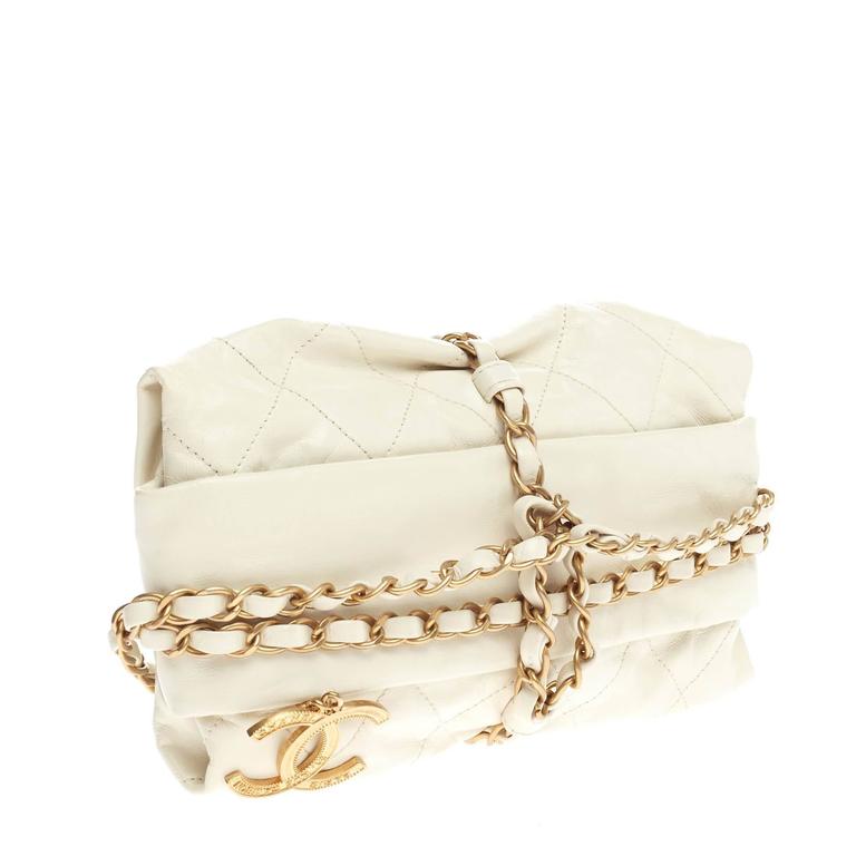 CHANEL Lambskin Quilted Coco Midnight Clutch Black | FASHIONPHILE