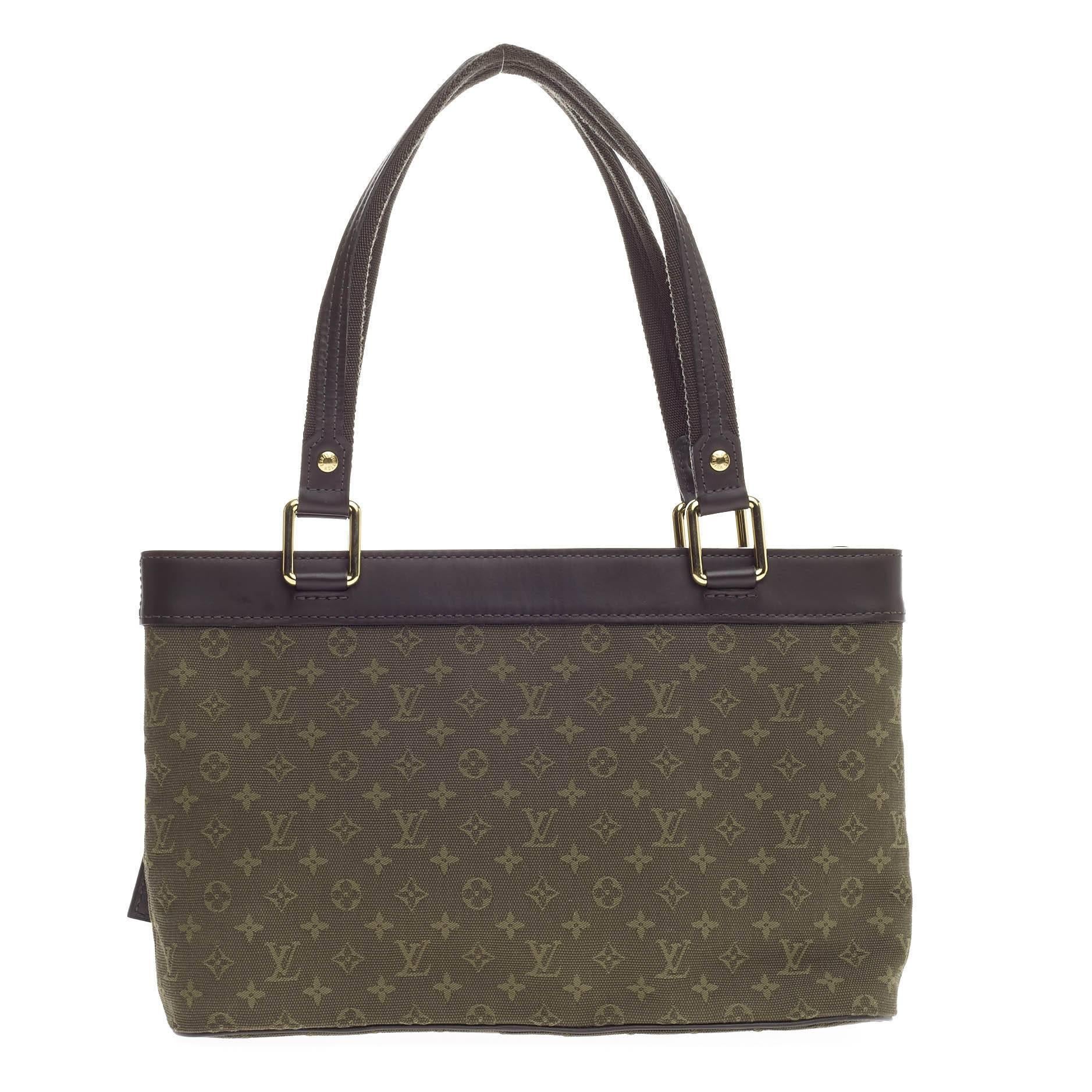 Louis Vuitton Lucille Mini Lin PM In Good Condition In NY, NY