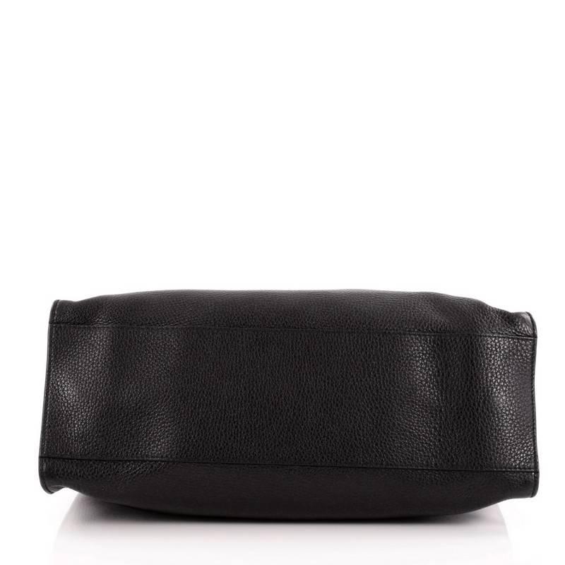 Gucci Bamboo Convertible Daily Tote Leather Wide 1