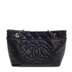 Chanel Timeless CC Soft Tote Quilted Caviar Large