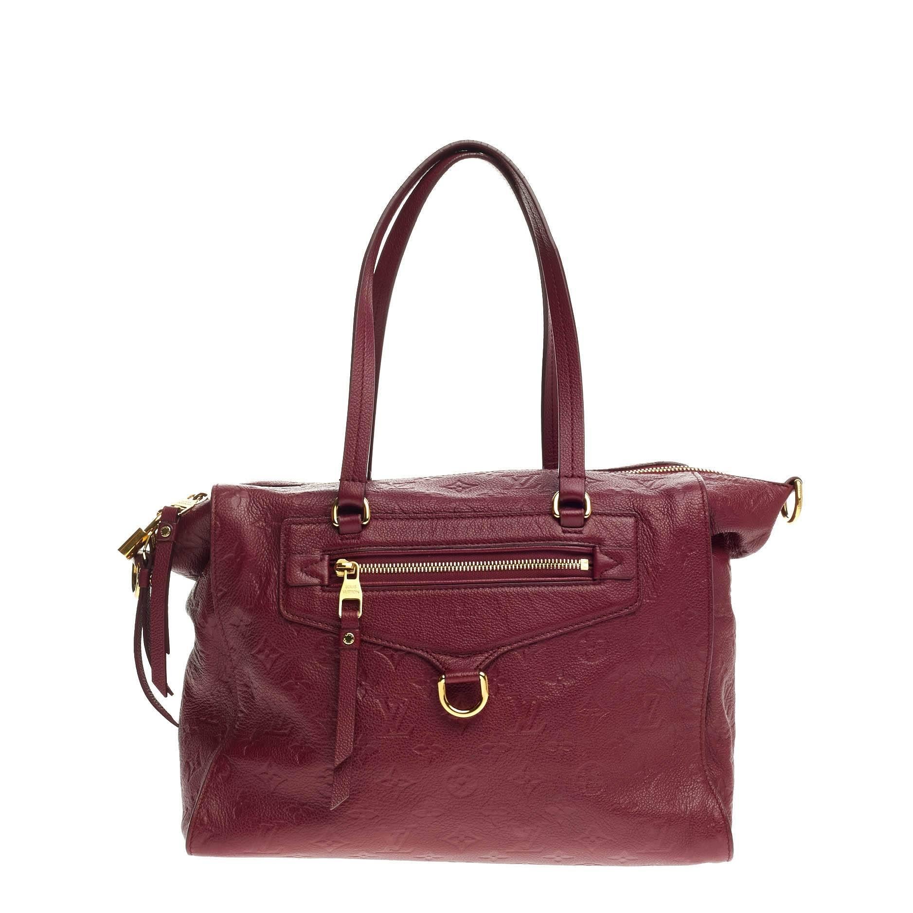 Louis Vuitton Lumineuse Monogram Empreinte Leather PM