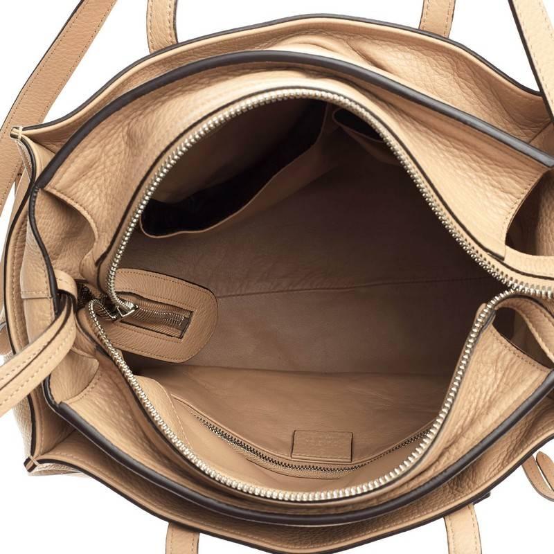 Gucci Ramble Layered Tote Pebbled Leather Medium 1