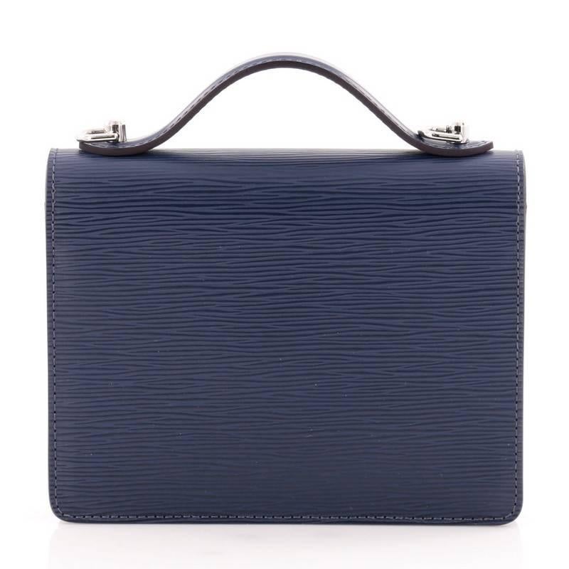 Women's Louis Vuitton Monceau Briefcase Epi Leather BB